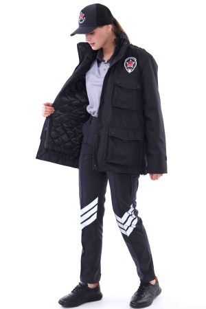 Kışlık Özel Güvenlik Çiftli Kaban - Görsel 2