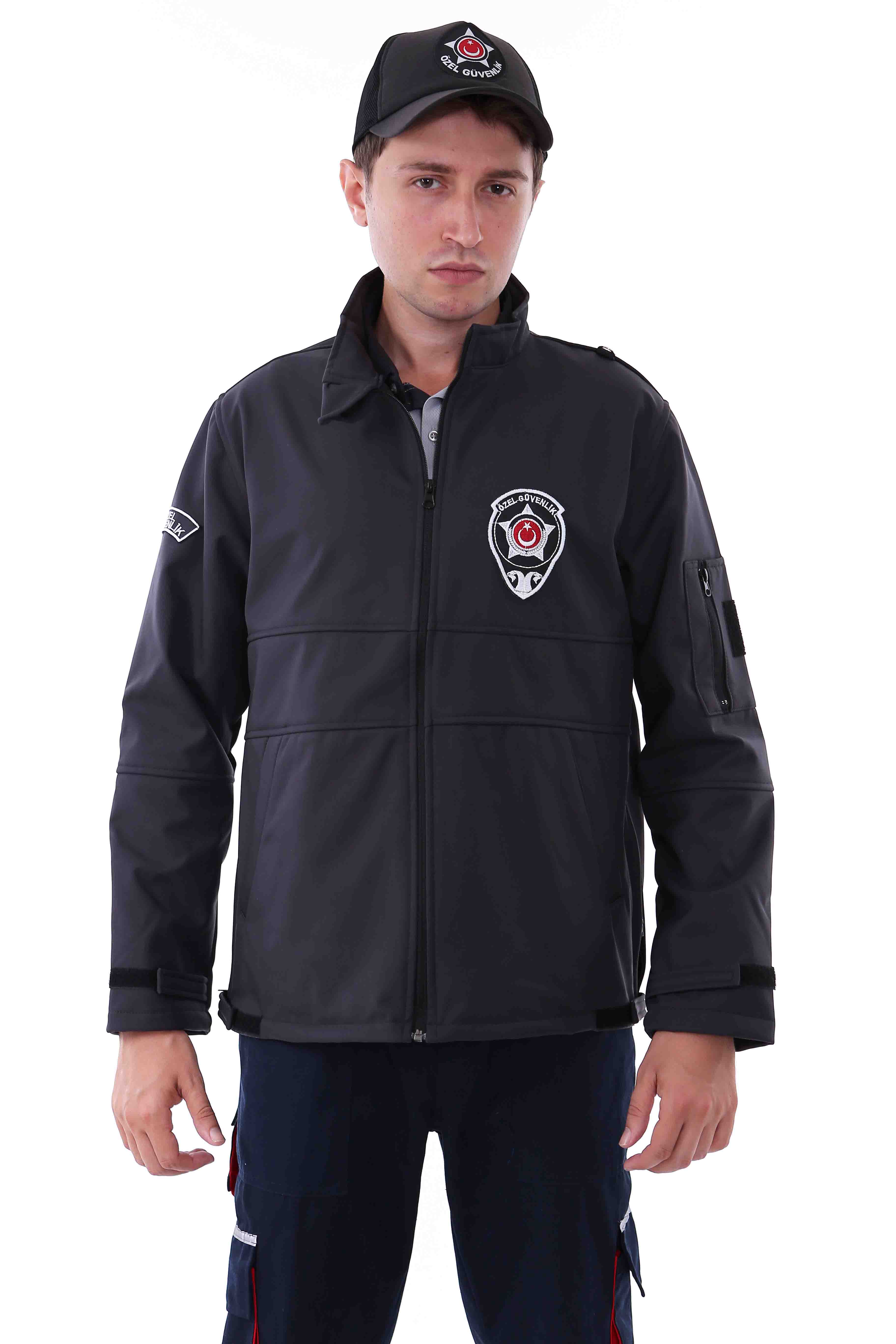 Kışlık Özel Güvenlik Softshell Mont