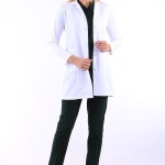 Klasik Yaka 85cm Orta Boy Doktor-Hemşire Önlük (Alpaka Kumaş)
